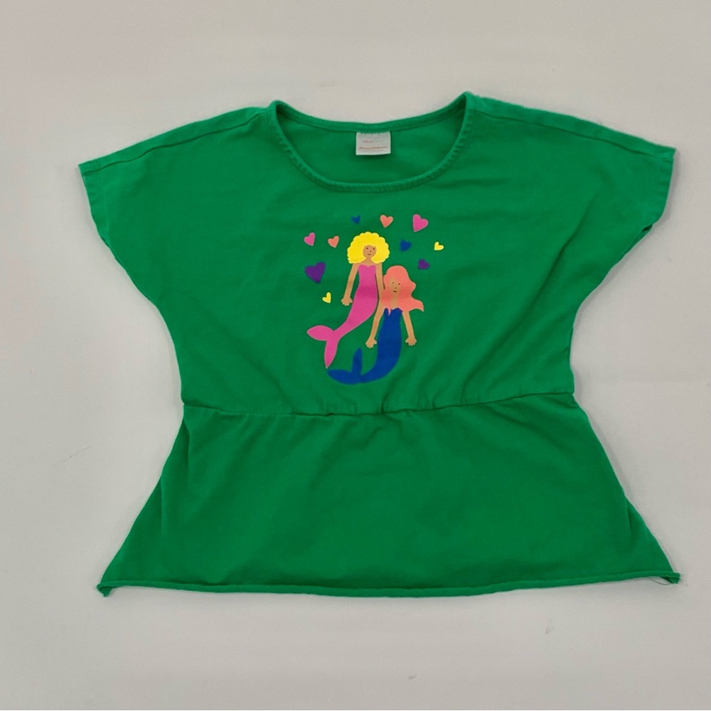 Hannah Andersson T-Shirt Tee short sleeves Girl 6-7 mermaids